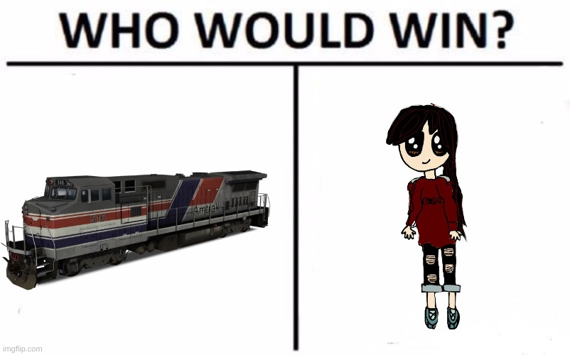 who would win | image tagged in memes,who would win,nico,trainwatcher,pepper,csx8888 | made w/ Imgflip meme maker