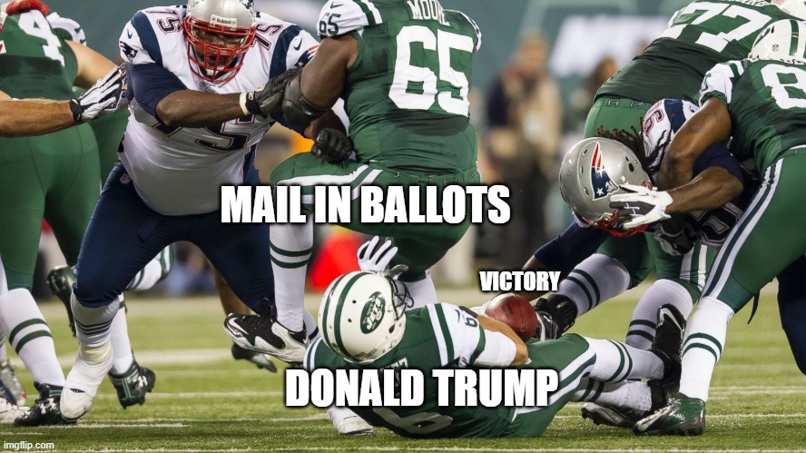 Red mirage...blue wave | MAIL IN BALLOTS; VICTORY; DONALD TRUMP | image tagged in mail in ballots,trump,biden,we got the w boys,hopium | made w/ Imgflip meme maker