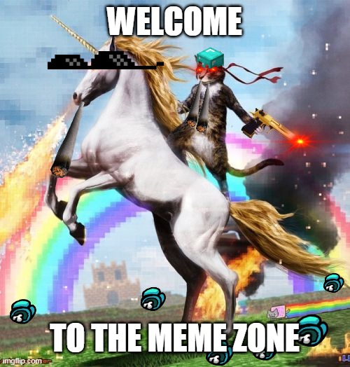 Welcome To The Internets | WELCOME; TO THE MEME ZONE | image tagged in memes,welcome to the internets | made w/ Imgflip meme maker