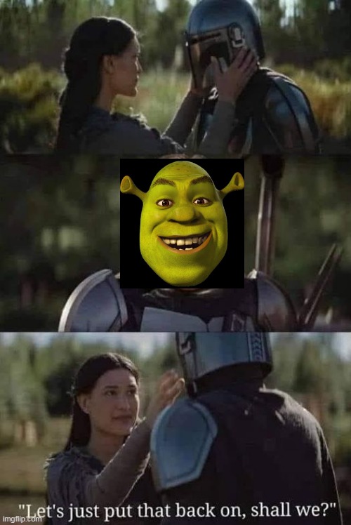 Hey now, you're an ALLSTAR! | image tagged in the mandalorian,shrek | made w/ Imgflip meme maker