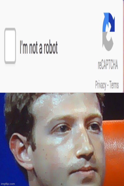 The Robot Man | image tagged in mark zuckerberg,meme man | made w/ Imgflip meme maker