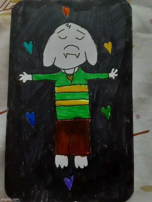 finished true pacifist want to hug him tons | image tagged in tribute,asriel,undertale | made w/ Imgflip meme maker