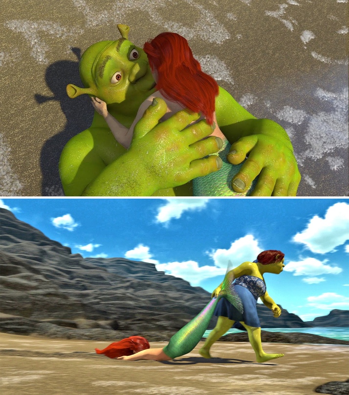 Shrek and Fiona Blank Template - Imgflip