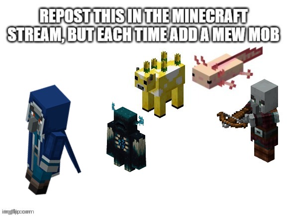 Keep going | image tagged in repost image,minecraft | made w/ Imgflip meme maker