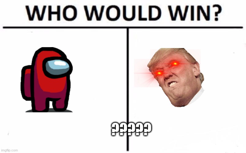 but who?!?!?!?!? | ????? | image tagged in memes,who would win | made w/ Imgflip meme maker