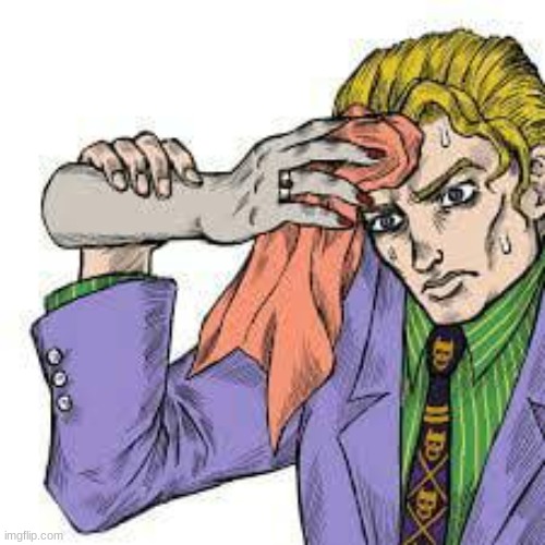 High Quality Kira Sweating Blank Meme Template