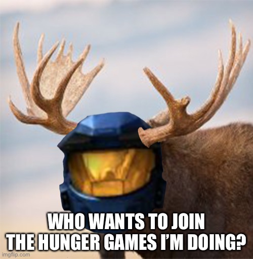 You need a picture to get in | WHO WANTS TO JOIN THE HUNGER GAMES I’M DOING? | image tagged in camoose,hunger games | made w/ Imgflip meme maker