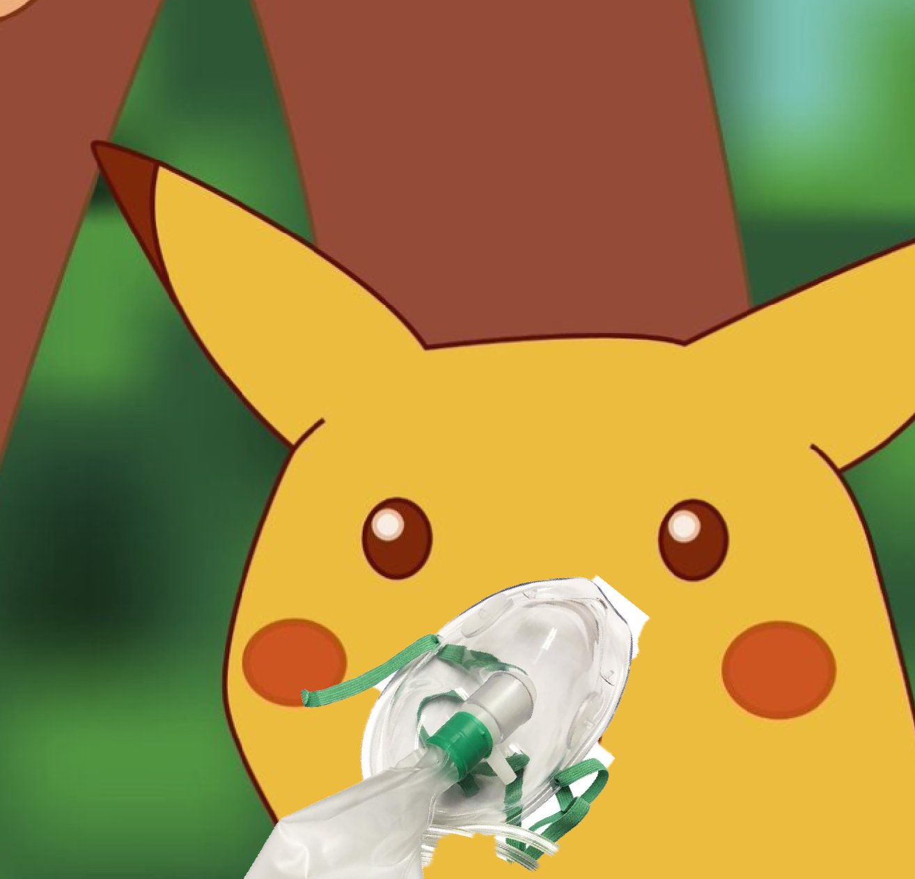 Covid pikachu Blank Meme Template