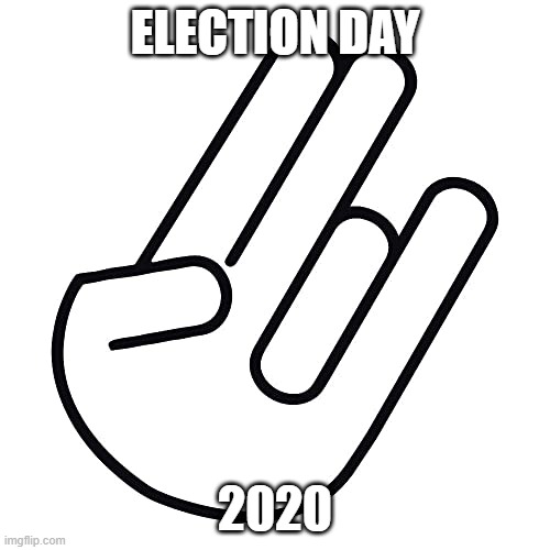 Election day | ELECTION DAY; 2020 | image tagged in election day 2020,the shocker | made w/ Imgflip meme maker