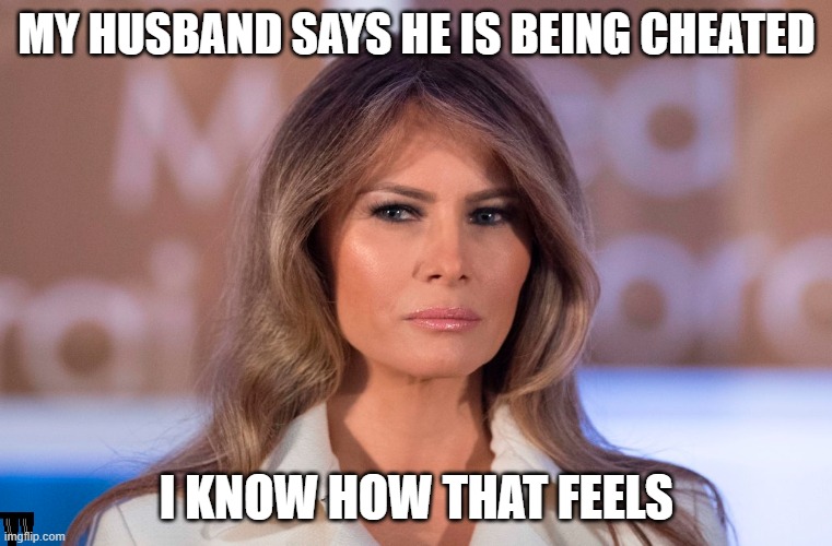 fraud | MY HUSBAND SAYS HE IS BEING CHEATED; I KNOW HOW THAT FEELS | image tagged in fraud,trump,election,upvote,ballot | made w/ Imgflip meme maker