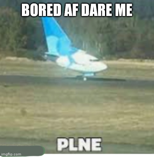 Plne | BORED AF DARE ME | image tagged in plne | made w/ Imgflip meme maker