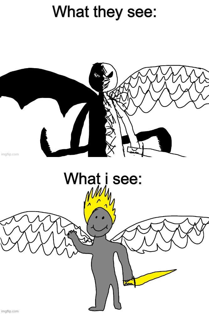 What they see: What i see: | made w/ Imgflip meme maker