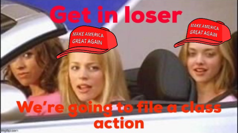MAGA get in loser class action Blank Meme Template