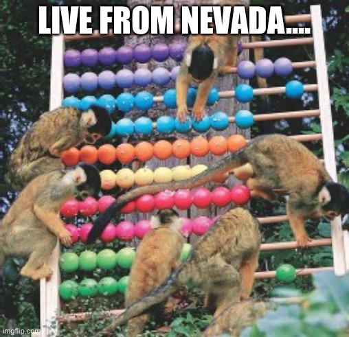 Nevada count | LIVE FROM NEVADA.... | image tagged in nevada | made w/ Imgflip meme maker