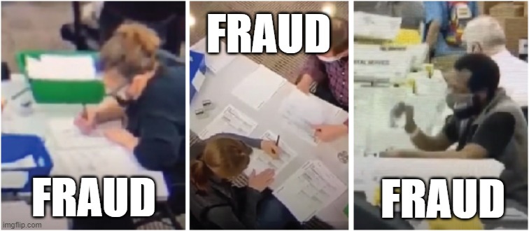 Now you know why they're kicking out observers and covering windows. | FRAUD; FRAUD; FRAUD | image tagged in voter fraud,memes,election 2020 | made w/ Imgflip meme maker