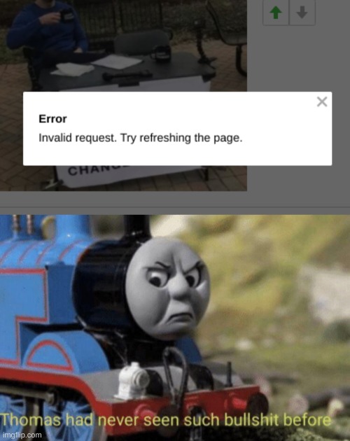image tagged in thomas had never seen such bullshit before | made w/ Imgflip meme maker