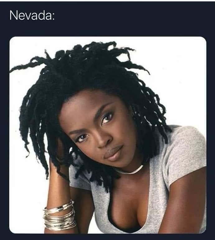 Lauryn Hill Blank Meme Template
