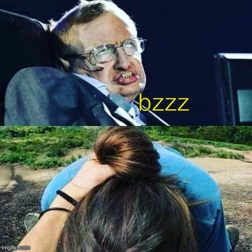 Stephen wtf | bzzz | image tagged in stephen hawking,memes,meme,funny | made w/ Imgflip meme maker