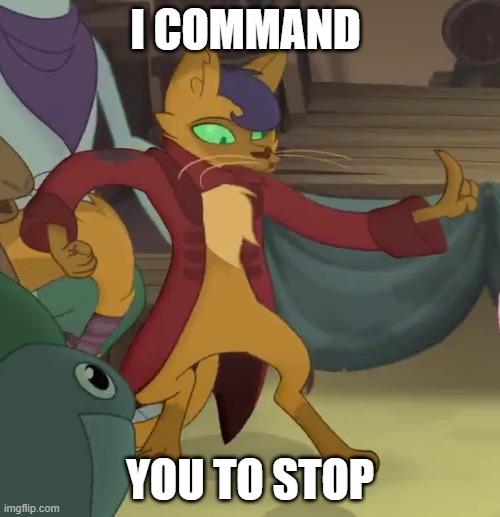 fashion horse's bae | I COMMAND; YOU TO STOP | image tagged in my little pony friendship is magic,rarity | made w/ Imgflip meme maker