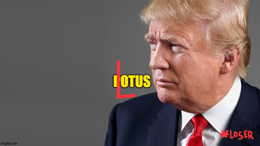 Loser | POTUS | image tagged in president trump,loser,weak,dumb,fake,h5ndym5n | made w/ Imgflip meme maker