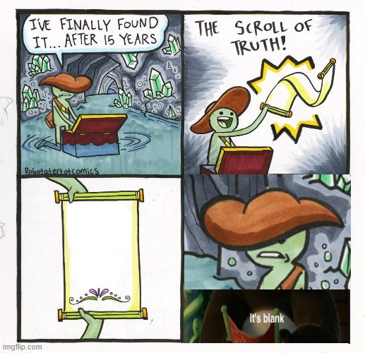 ah yes | image tagged in memes,the scroll of truth,its blank,kung fu panda | made w/ Imgflip meme maker