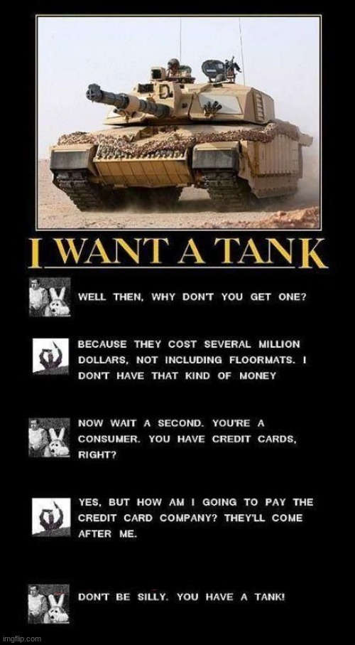 TANK | image tagged in funny memes | made w/ Imgflip meme maker