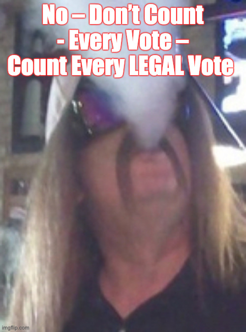 Voting | No – Don’t Count - Every Vote – Count Every LEGAL Vote | image tagged in vote,voting,election 2020,voter fraud | made w/ Imgflip meme maker