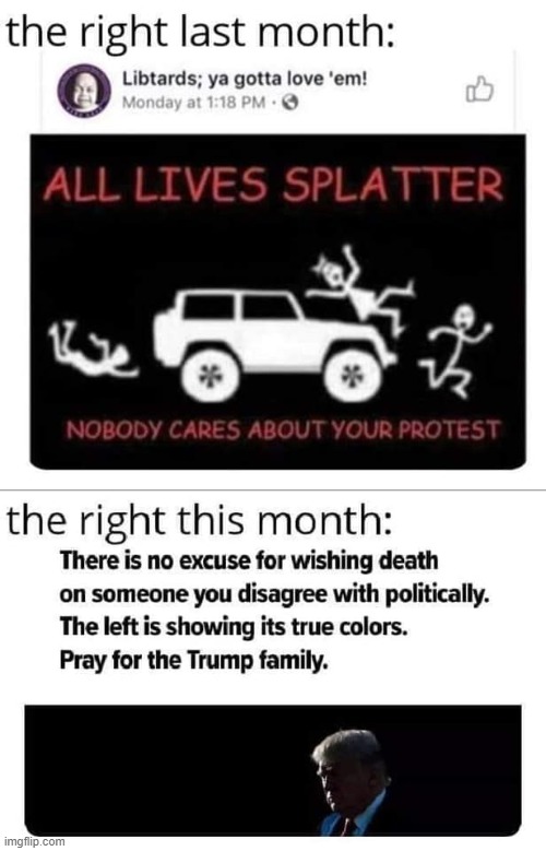 All Lives Splatter hypocrisy | image tagged in all lives splatter hypocrisy | made w/ Imgflip meme maker