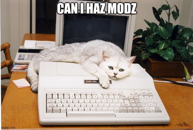Can I Haz Interwebs Yet? | CAN I HAZ MODZ | image tagged in can i haz interwebs yet | made w/ Imgflip meme maker