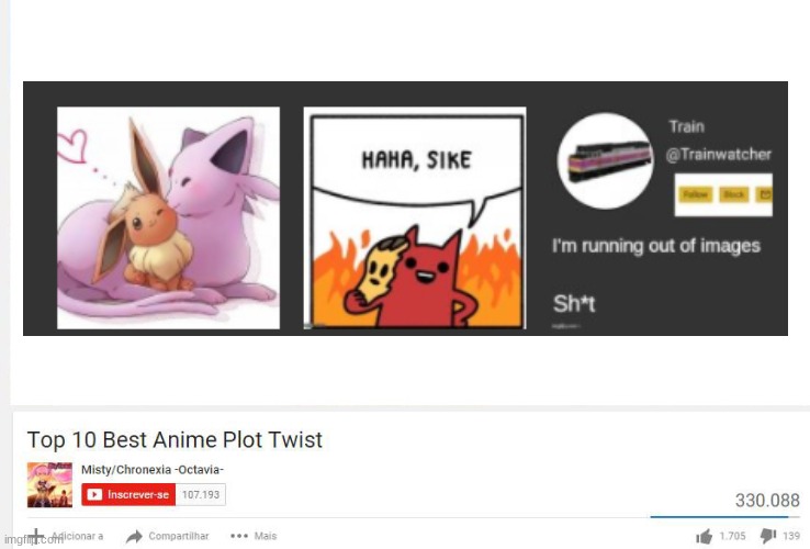 Top 10 anime plot twists  | image tagged in top 10 anime plot twists | made w/ Imgflip meme maker