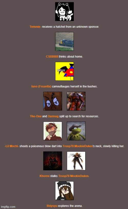 Day 1 (2) | image tagged in hunger games | made w/ Imgflip meme maker