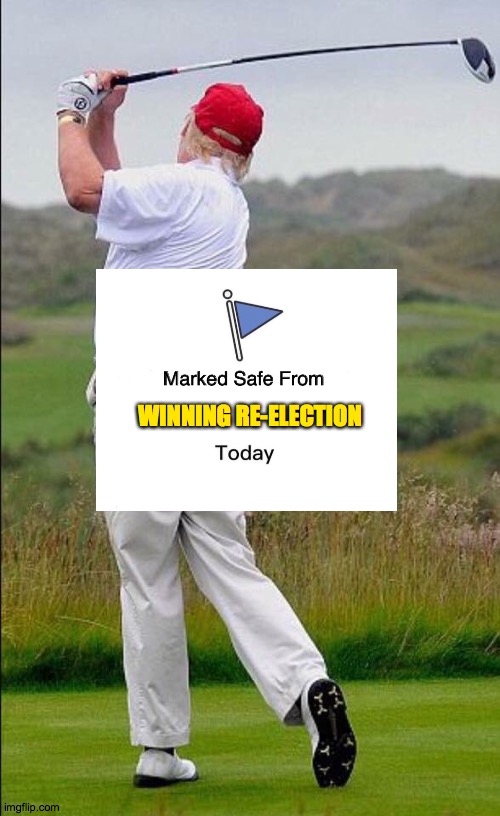 Marked safe "sir" | WINNING RE-ELECTION | image tagged in trump fat ass,lost,loser,rejected,unwanted,liar | made w/ Imgflip meme maker