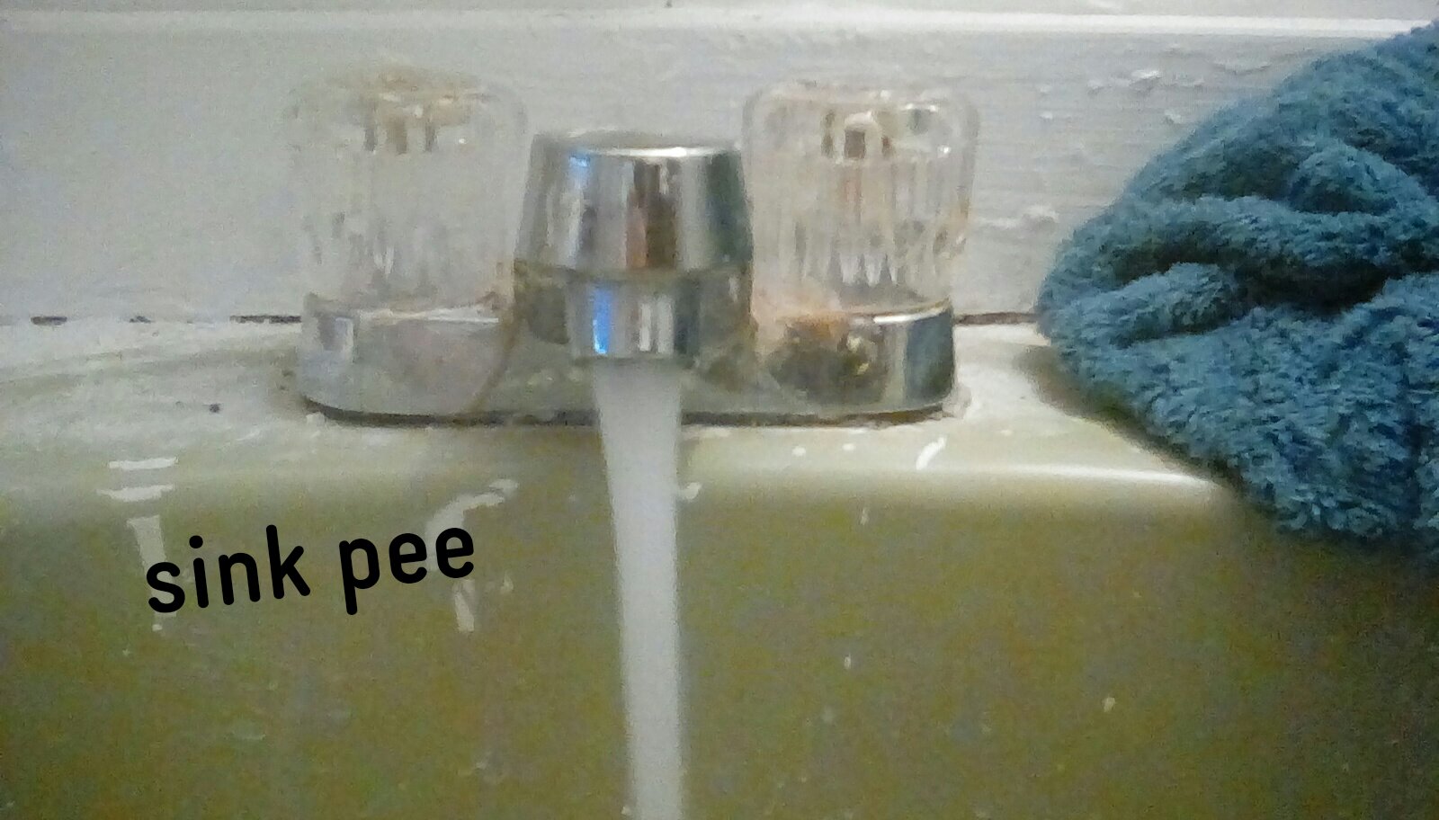High Quality sink pee Blank Meme Template