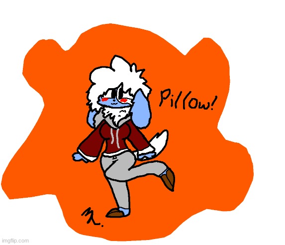 New OC! Pillow Talk~! *Bio in the Comments* | image tagged in pillow sheep,oc,uwu | made w/ Imgflip meme maker