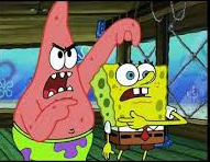 Patrick And Spongebob angry Blank Meme Template