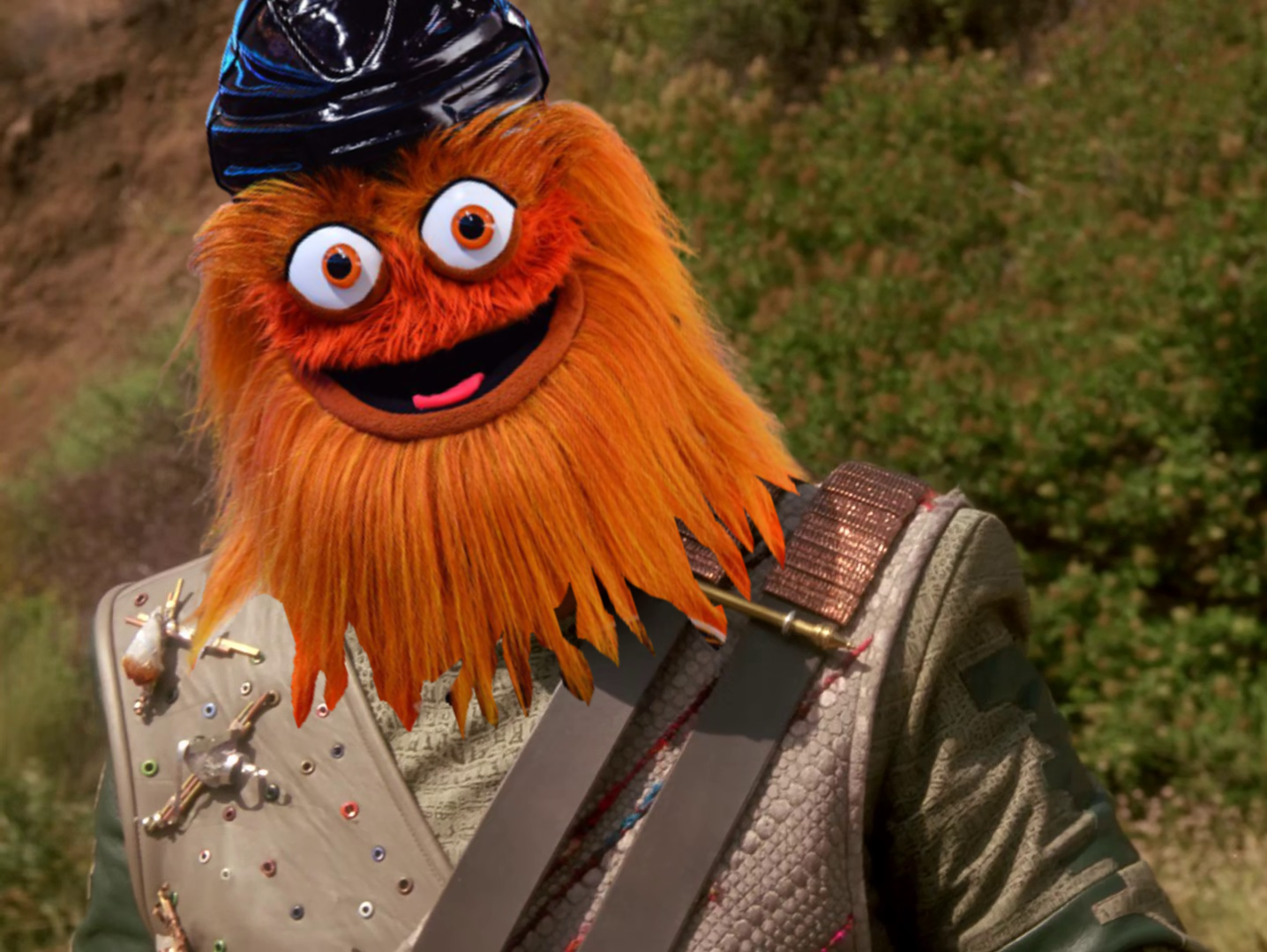 High Quality Gritty the Blue Wall Rebuilt Blank Meme Template