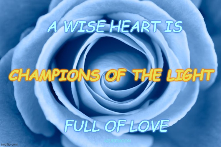 LOVE IS THE ANSWER, LIFE IS THE QUESTION | A WISE HEART IS; CHAMPIONS OF THE LIGHT; FULL OF LOVE; AZUREMOON | image tagged in wisdom,my heart,champions,i love you,inspirational memes,light | made w/ Imgflip meme maker