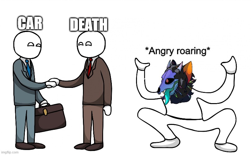 Leon died to a car and that's why she's a skullbeast | DEATH; CAR; *Angry roaring* | image tagged in autistic screeching,leon | made w/ Imgflip meme maker
