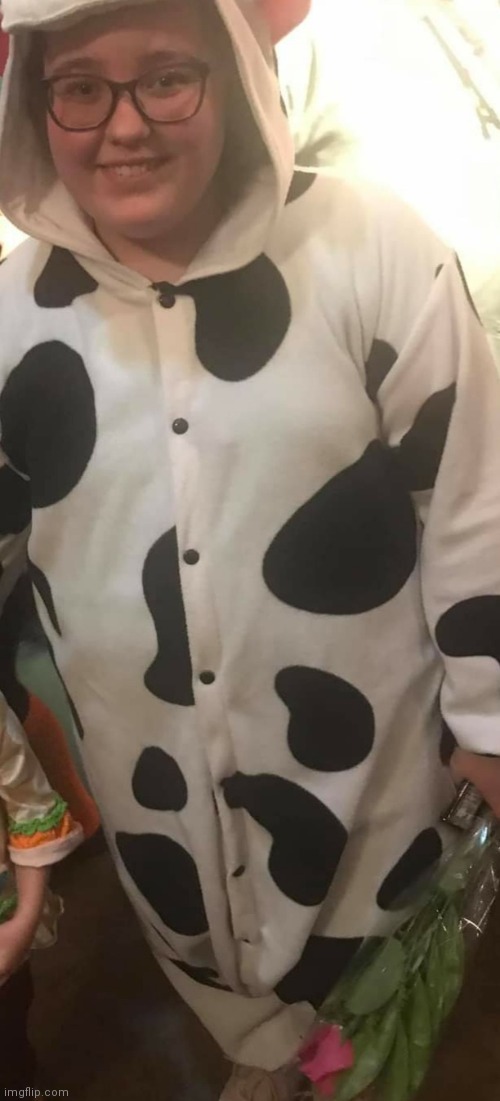 Me as a cow for a play | made w/ Imgflip meme maker