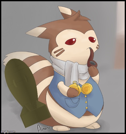 Fancy Furret | image tagged in fancy furret | made w/ Imgflip meme maker