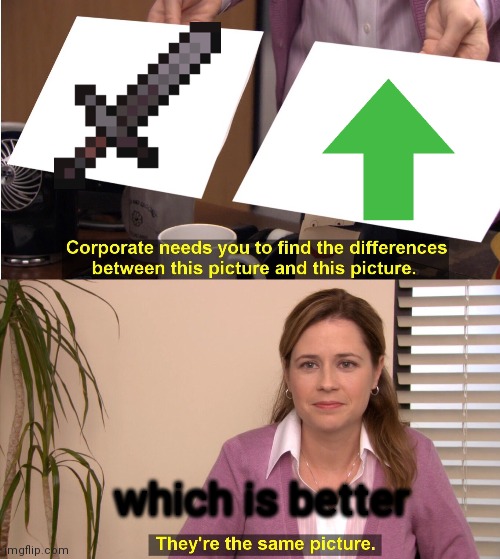WHICH 1 | which is better | image tagged in memes,they're the same picture | made w/ Imgflip meme maker