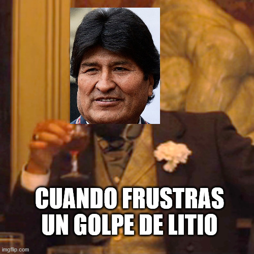 el golpe de litio leonardo Morales | CUANDO FRUSTRAS UN GOLPE DE LITIO | image tagged in memes,laughing leo | made w/ Imgflip meme maker