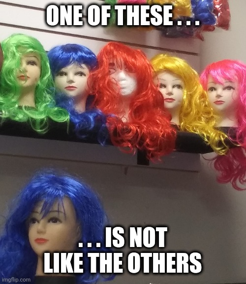 One of these things is not like the others | ONE OF THESE . . . . . . IS NOT LIKE THE OTHERS | image tagged in funny,funny memes,fun | made w/ Imgflip meme maker