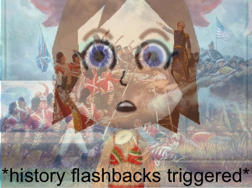 High Quality History flashbacks triggered Blank Meme Template