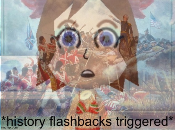 History flashbacks triggered | image tagged in history flashbacks triggered | made w/ Imgflip meme maker
