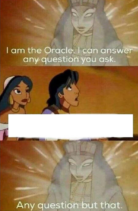 High Quality Aladdin Oracle Blank Meme Template