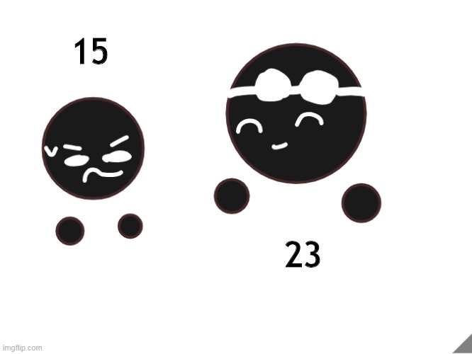 15; 23 | made w/ Imgflip meme maker