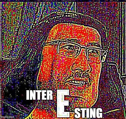 Markiplier E | INTER STING | image tagged in markiplier e | made w/ Imgflip meme maker