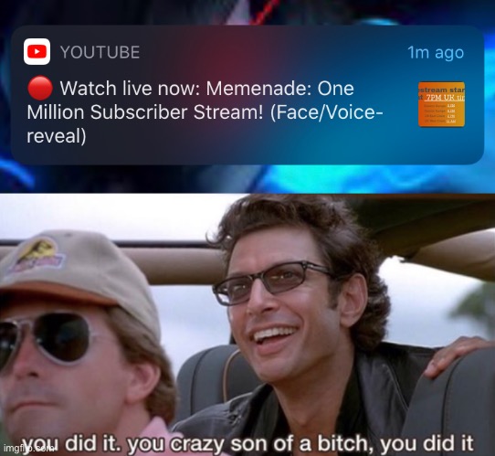 image tagged in you did it jurassic park | made w/ Imgflip meme maker