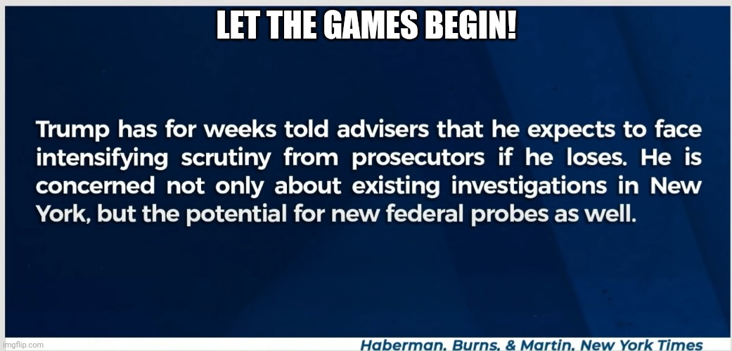 LET THE GAMES BEGIN! | image tagged in trump arrested,politics,meme,repost,frontpage,crime | made w/ Imgflip meme maker